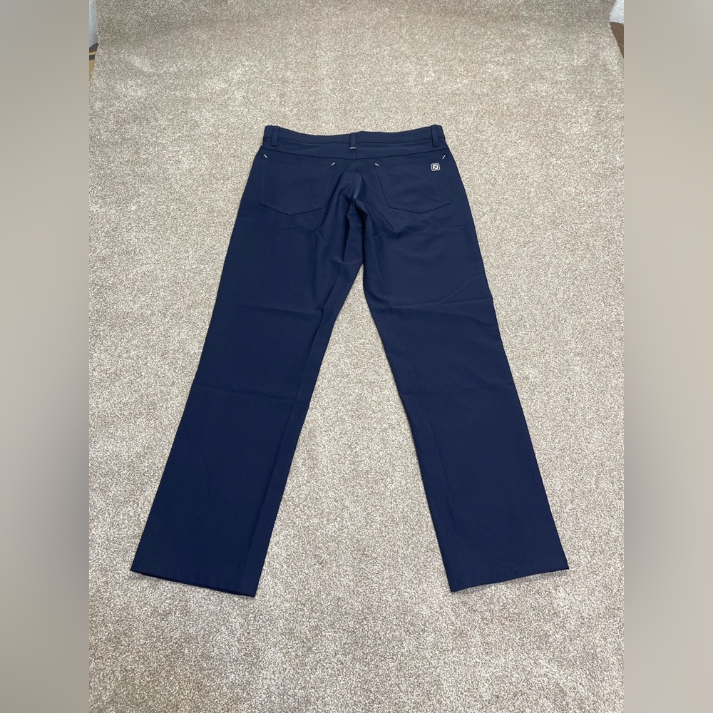 FootJoy FJ Chino Pants Mens 32x30 blue Golf Athletic Fit Performance Wicking